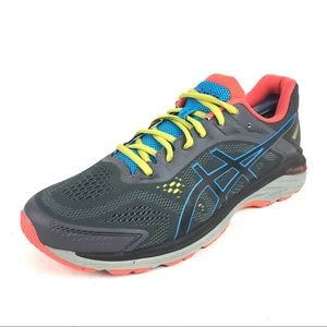 Asics GT-2000 7 Trail Running Shoe Mens Sz 10 Gray